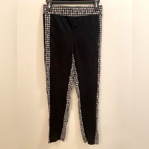 Badgley Mischka Studio houndstooth ankle pants SM NWT
